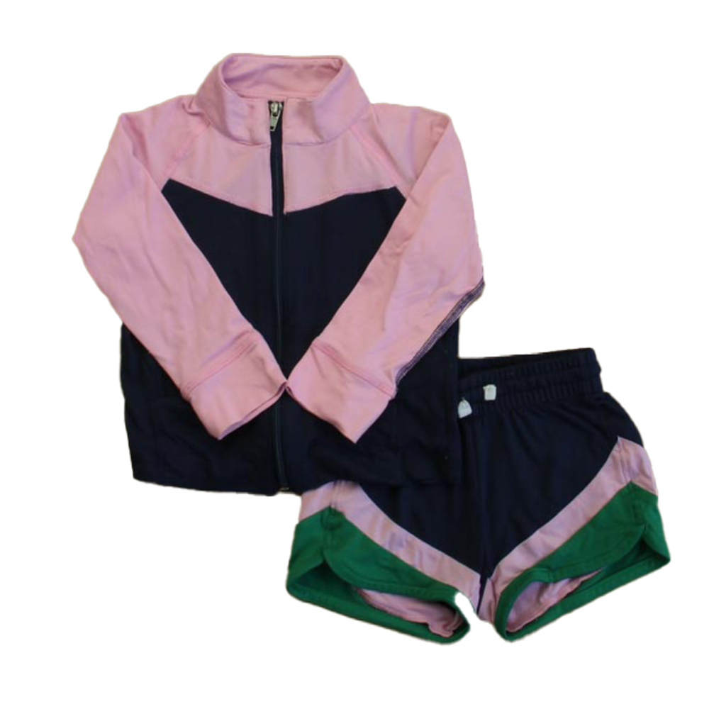 Hanna Andersson Girls Purple | Navy Apparel Sets size: 18-24 Months